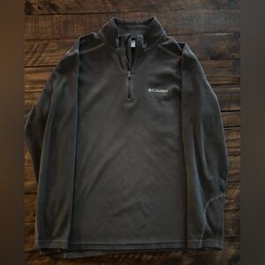 Columbia Men's Charcoal Zip-Up Sweater